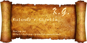 Kulcsár Gizella névjegykártya